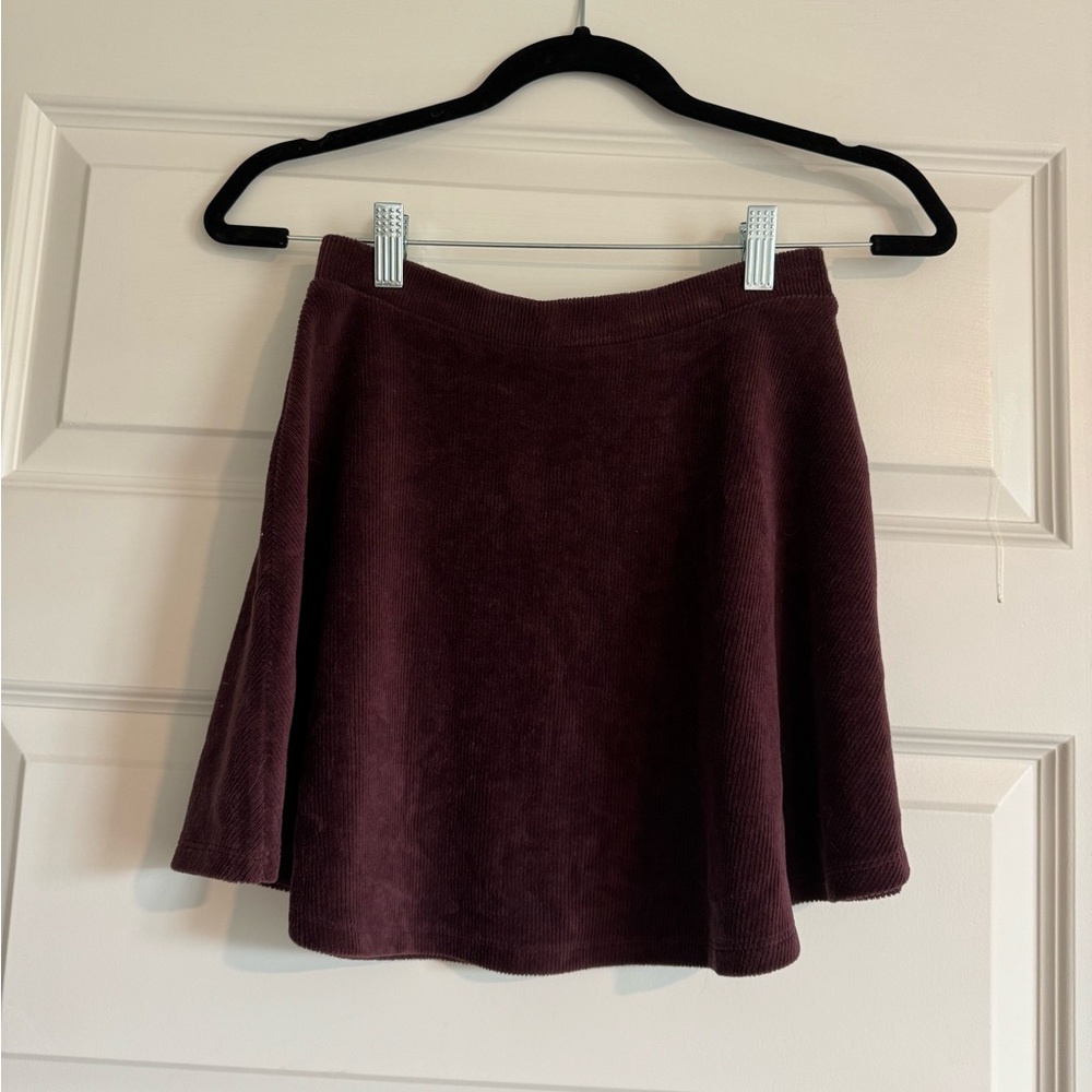 Red Velvet Skirt